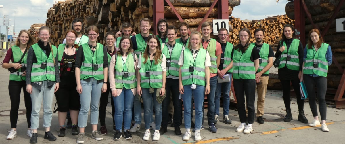 Studenten der TU Dresden auf Exkursion